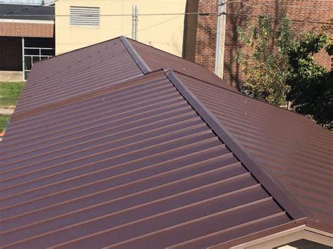 long lasting brown metal roofing